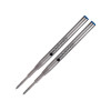 photo-Recharges pour stylo gel - Montblanc - Bleu - Pointe fine - Lot de 2 recharges