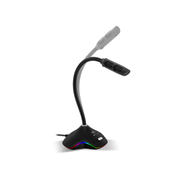 Photo - Microphone - Flexible 360° - Rétroéclairé - PC/MAC - Spirit of Gamer - EKO300