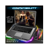 Refroidisseur - Pour ordinateur portable - Compatible de 10 à 17 pouces - Rétroéclairé - Spirit of Gamer - AIRBLADE 700