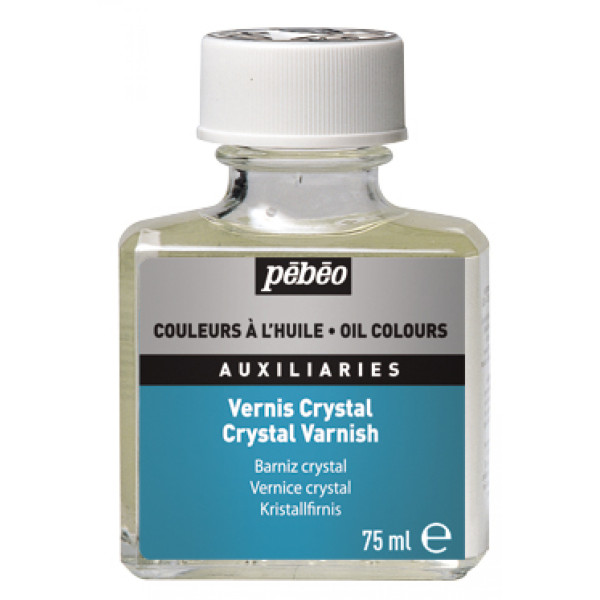 photo-Vernis crystal - Incolore - Brillant - Peinture à l'huile - Pébéo - Flacon 75ml