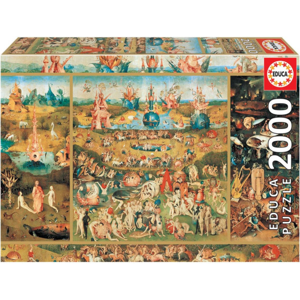 photo-Puzzle - 2000 pièces - Le Jardin des Délices - 96x68cm - Educa