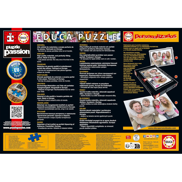 Puzzle - 2000 pièces - Le Jardin des Délices - 96x68cm - Educa