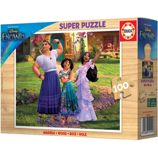 Puzzle - 100 pièces - Disney - Ercanto - 36x26cm - Enfant - Educa