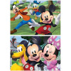 Puzzle - 2 x 50 pièces - Disney - Mickey et ses amis - 26x18cm - Enfant - Educa