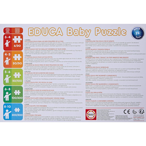 Puzzle - 3, 4 et 5 pièces - Peppa Pig - Enfant - Dès 24 mois - Educa