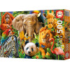 Puzzle - 500 pièces - Les animaux sauvages - 48x34cm - Educa