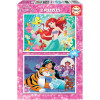 photo-Puzzle - Princesse Disney - Enfant - Ariel et Jasmine - 2 x 48 pièces - Educa