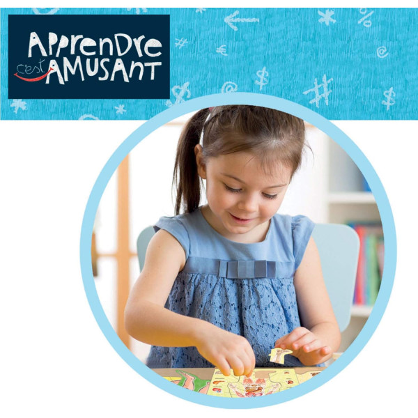 Jeu éducatif - Apprendre le corps humain en s'amusant - Pour enfant dès 4 ans - Educa