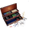 photo-Coffret - Crayons, pastels et couleurs - Beaux-arts - 134 pièces - Royal & Langnickel