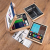 Coffret - Chevalet d'artiste - Crayons, pastels, fusains et accessoires - Royal & Langnickel