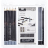 photo-Crayons graphite, fusains et accessoires - 21 pièces - Royal & Langnickel