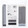 Crayons graphite, fusains et accessoires - 21 pièces - Royal & Langnickel