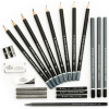 Crayons graphite, fusains et accessoires - 21 pièces - Royal & Langnickel