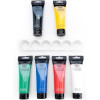 Peinture acrylique - Fine et étude - Couleurs primaires - 6 tubes 120ml - Royal Langnickel