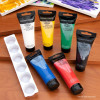 Peinture acrylique - Fine et étude - Couleurs primaires - 6 tubes 120ml - Royal Langnickel