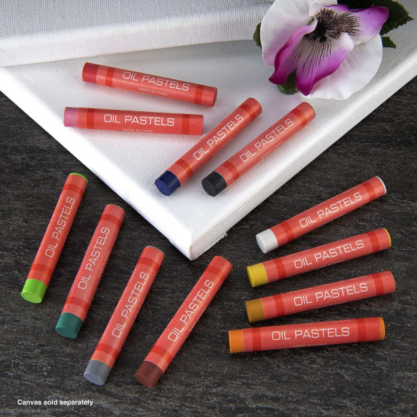 Pastels à l'huile - 12 couleurs - Petit format - Royal & Langnickel