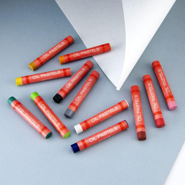 Pastels à l'huile - 12 couleurs - Petit format - Royal & Langnickel