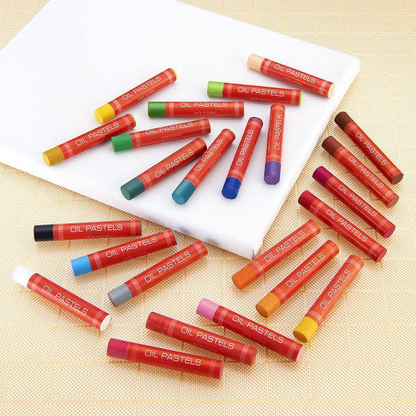 Pastels à l'huile - 24 couleurs - Grand format - Royal & Langnickel
