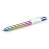 Stylo bille - 4 couleurs - BIC - Dégradé de couleurs - Gradient - Rétractable - Rechargeable