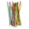 photo-Chenilles - Couleurs métallisées - Loisirs créatifs noël - 24 pièces