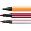Feutres - STABILO ARTY - Coffret métal créatif - Pen 68 - Pen 68 Brush - Point 88