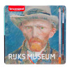 photo-Crayons aquarelle - Avec pinceau - Boîte métal de 24 couleurs - Vincent Van Gogh