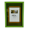 photo-Cadre photo - Pour photo 15x21cm - Bois - Vert - A suspendre ou à poser