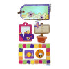 photo-Stickers 3D - Adhésifs - Embellissements - Scrapbooking - Fleurs - Jardin