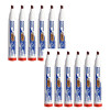 photo-Lot de 12 marqueurs effaçable - Velleda 1751 - Rouge - Bic - Pointe moyenne biseautée