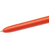 Lot de 12 stylos bille - 4 Couleurs - Pointe Fine - Corps Orange