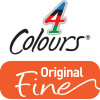 Lot de 12 stylos bille - 4 Couleurs - Pointe Fine - Corps Orange