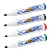 photo-Lot de 4 marqueurs effaçable - Velleda 1701 - Assortiment - Bic - Pointe moyenne conique