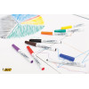 Lot de 12 marqueurs effaçable - Velleda 1741 - Bleu - Bic - Pointe moyenne conique
