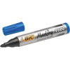 12 marqueurs - Bleu - Indélébile - Permanent - BIC - Marking 2000 - Pointe ronde