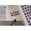 Lettres et chiffres - Blancs - Transfert - Autocollant - 6mm hauteur - Decadry