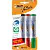 photo-Lot de 4 marqueurs effaçable - Velleda 1701 - Assortiment - Bic - Pointe moyenne conique