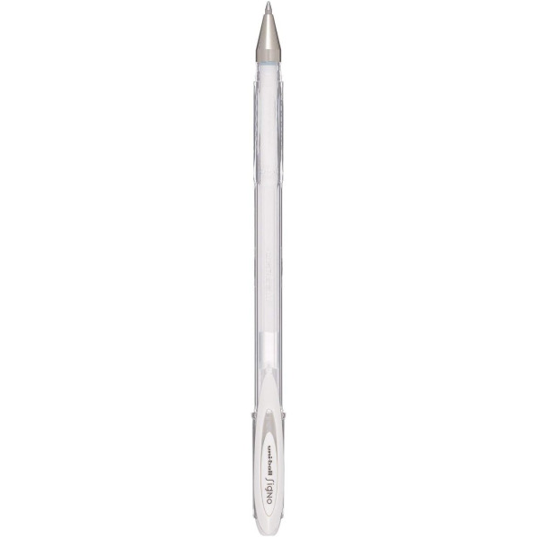 Lot de 3 stylos encre gel blanc pointe moyenne 0,7mm UniBall Signo