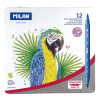 photo-Feutres de coloriage - Double pointe - Fine et pinceau - 12 couleurs - Milan