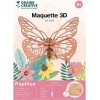 photo-Maquette - Puzzle - 3D - En bois - Papillon - 22 pièces - Dès 8 ans