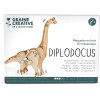 photo-Maquette - Puzzle - 3D - Mécanique - Dinosaure - Diplodocus - 48 pièces - Dès 8 ans