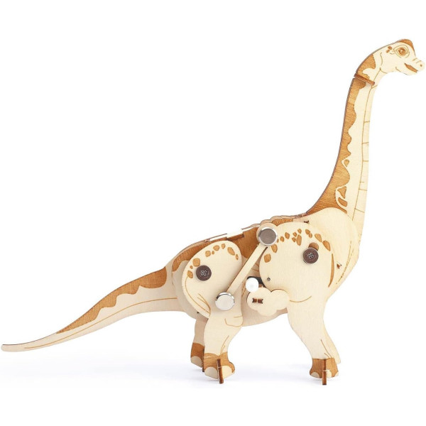 Maquette - Puzzle - 3D - Mécanique - Dinosaure - Diplodocus - 48 pièces - Dès 8 ans