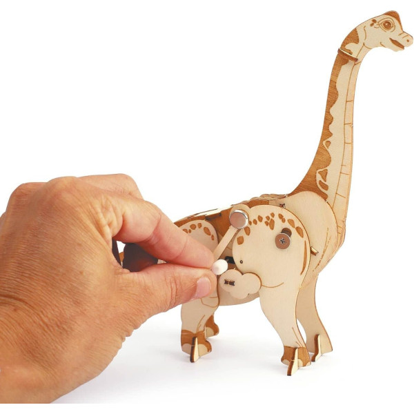 Maquette - Puzzle - 3D - Mécanique - Dinosaure - Diplodocus - 48 pièces - Dès 8 ans