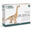 Maquette - Puzzle - 3D - Mécanique - Dinosaure - Diplodocus - 48 pièces - Dès 8 ans