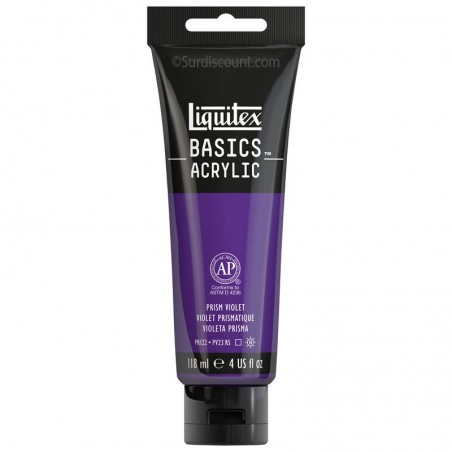 photo-Peinture acrylique - Violet prismatique - 391 - Liquitex Basics acrylic - Tube 118ml
