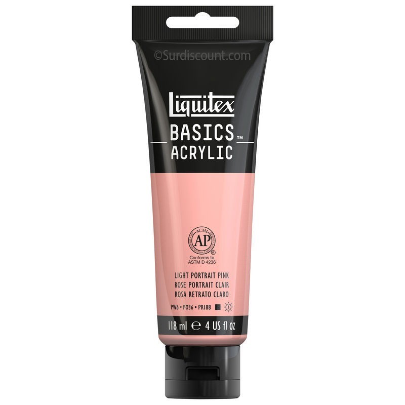 photo-Peinture acrylique - Rose clair - 810 - Liquitex Basics acrylic - Tube 118ml