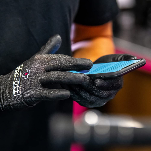 Gants de mécanicien - Taille S - Pour atelier - Muc-Off