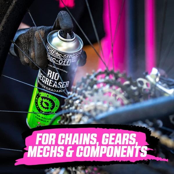 Dégraissant pour chaînes de vélo - Biodégradable - Spray 500ml - Muc-Off