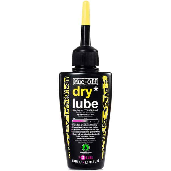photo-Lubrifiant pour chaînes de vélo - Temps sec - Longue durée - Muc-Off - 50ml