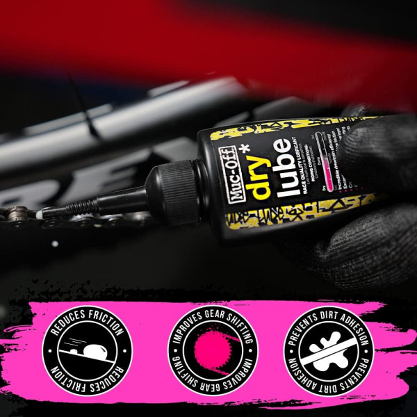 Lubrifiant pour chaînes de vélo - Temps sec - Longue durée - Muc-Off - 50ml