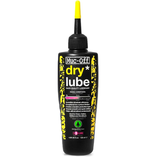 photo-Lubrifiant pour chaînes de vélo - Temps sec - Longue durée - Muc-Off - 120ml